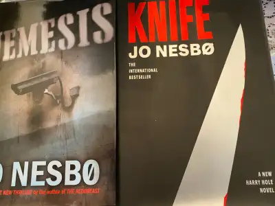 Nemesis and Knife by Jo Nesbo - hardcovers, View more