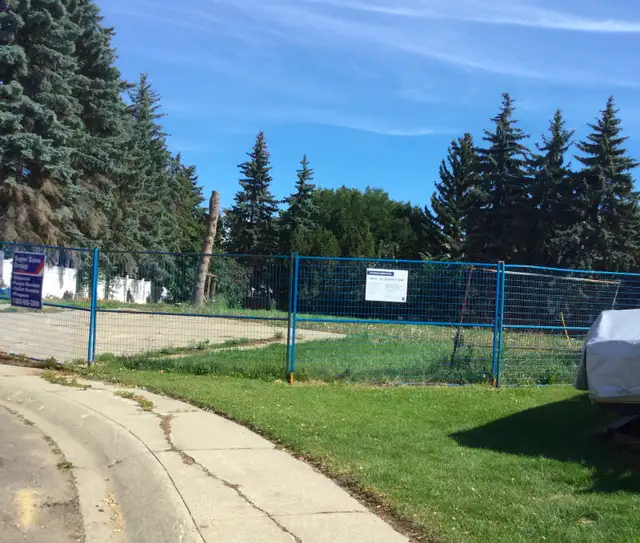 Big infill lot ready for built at 18410-93 Ave NW