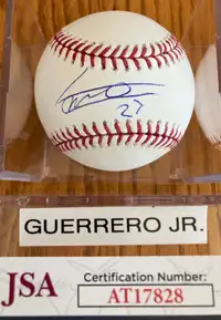 Toronto Blue Jays Vladimir Guerrero JR. Autographed Ball COA