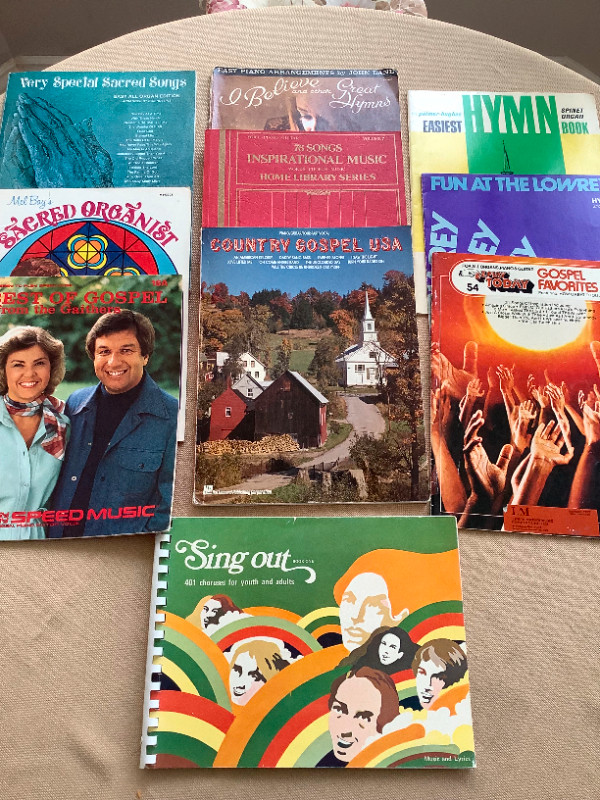12 Hymn & Gospel Music Books in Other in Delta/Surrey/Langley