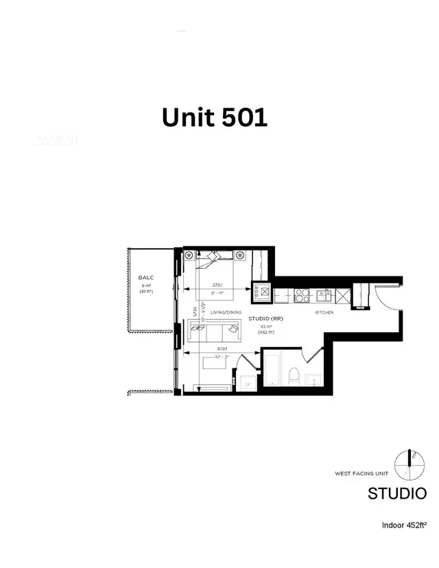 Studio Apartment for Rent at Yonge & Eglinton