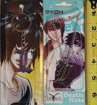 NEW Death Note Key Chain & Pendant Necklace Set
