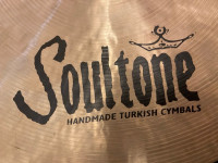 Soultone Cymbals 16” Vintage crash 12” Vintage splash