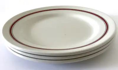 LIRE JUSQU'À LA FIN DU TEXTE. Antiquité 1954 Assiettes en porcelaine "restaurant" GRINDLEY Angleterr...