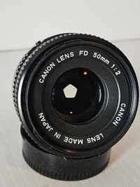  Canon FD 50mm F/ 2 Lens 