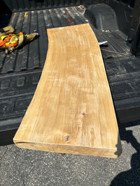 Solid piece of oak for bench or bar 