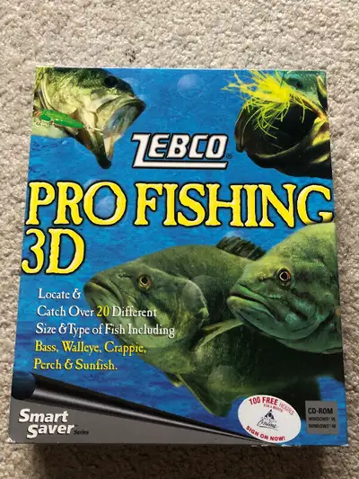 Zebco Pro Fishing PC CD Game, View more