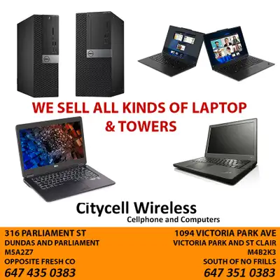 LAPTOP AND DESKTOP SALE! STARTING $100, View more