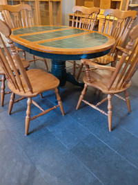 Table and Six Chairs 