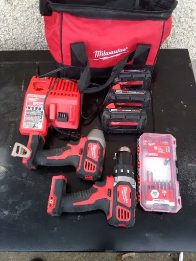 Milwaukee fuel brushless drill/driver set, View more