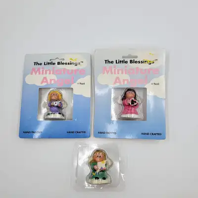 Miniature Angel Figurines The Little Blessings Suzi Skoglund Lot, View more