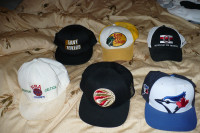 various sports caps