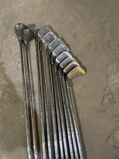Vintage golf clubs, View more