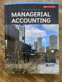 Introduction to Managerial Accounting textbook 