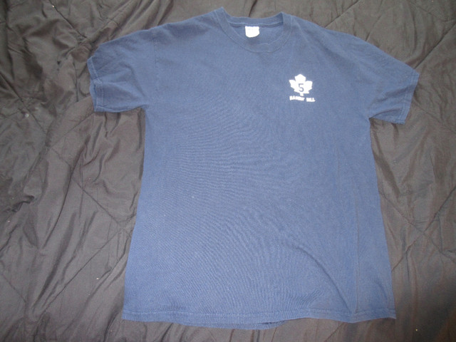 No 5 Bill Barilko t shirt blue Maple Leaf  bashin' bill   Large in Men's in Timmins - Image 3