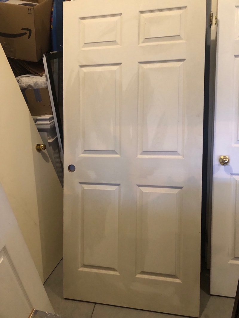 Interior 6 raise panel door 32”x80” in good condition Windows, Doors