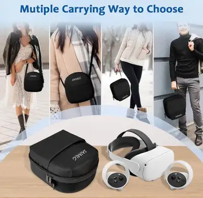 Hard Carrying Case for Meta Quest 3: VR, View more