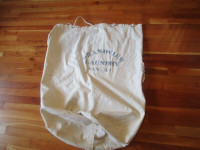 Vintage Canvas Laundry Bag