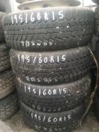 REDUCED Used 15" winter/snow tires all sizes