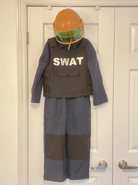Halloween SWAT police uniform with vest and helmet Small 5 / 6