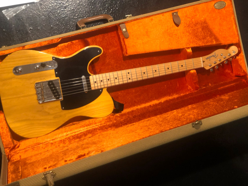 Left handed 52’ Fender Telecaster re-issue for sale  