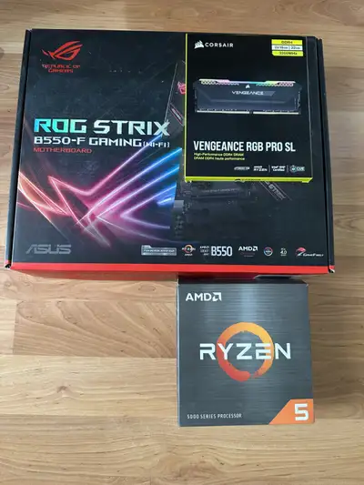 AMD R5 5600X ASUS ROG STRIX B550-F Gaming WiFi 32GB DDR4, View more