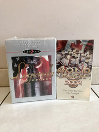 LEGENDS OF HOCKEY BOX SET & GOLD RUSH 2002 VHS TAPES