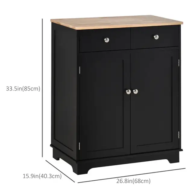 Kitchen Storage Cabinet, Sideboard Buffet Cabinet with Solid Woo in Hutches & Display Cabinets in Markham / York Region - Image 4