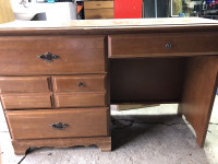 Real wood desk. $55