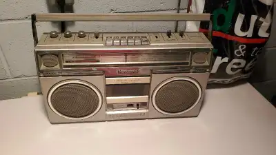 80s Panasonic Boombox Cassette Tape Radio , View more