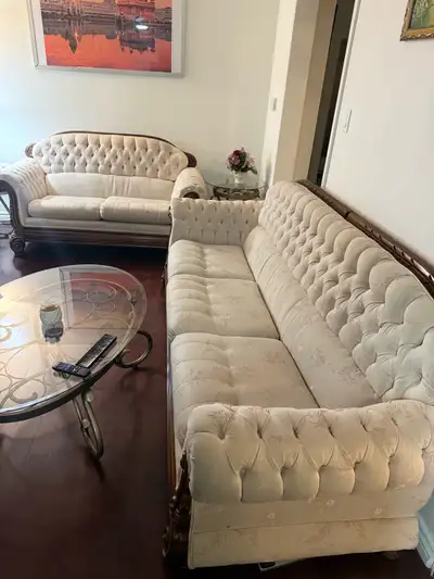 Brand new wooden sofa set and dining table, View more