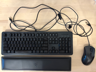 Legion Gaming Mouse & Keyboard + Razer Wristpad BUNDLE, View more