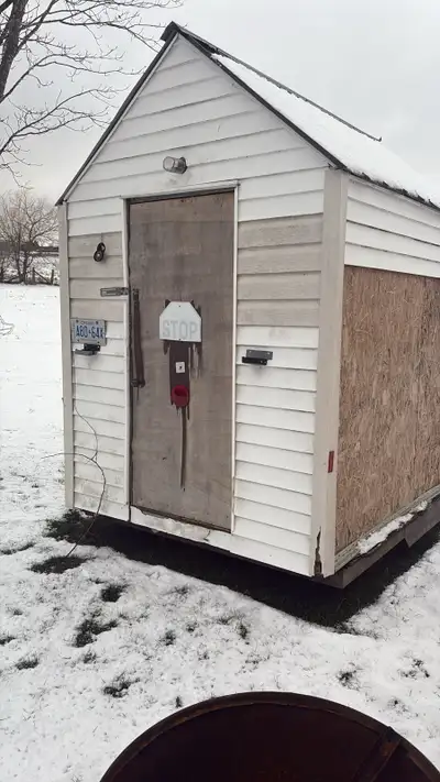 ice fishing hut , View more