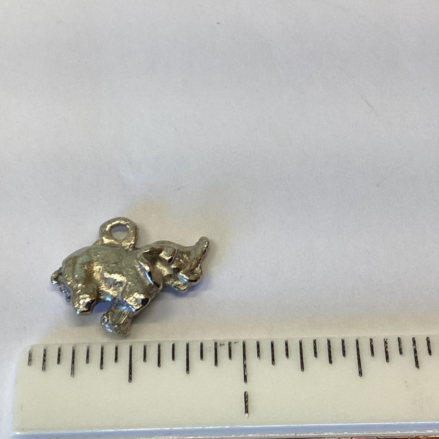 Silver Toned Elephant Pendant / Charm in Jewellery & Watches in Winnipeg