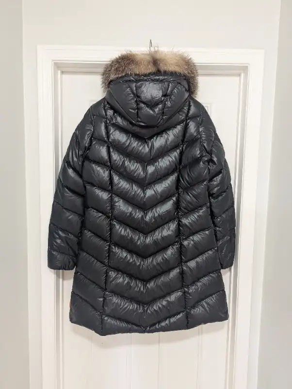 Moncler Fulmarus Puffer Fur Down Long Jacket Black Size 6 / XXL in Women's - Tops & Outerwear in Mississauga / Peel Region - Image 3