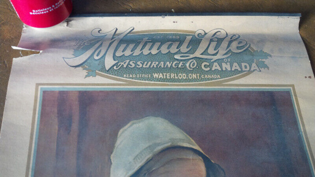 The Mutual Life Assurane Co. Canada,, Waterloo, 1922 Calendar in Arts & Collectibles in Stratford - Image 2