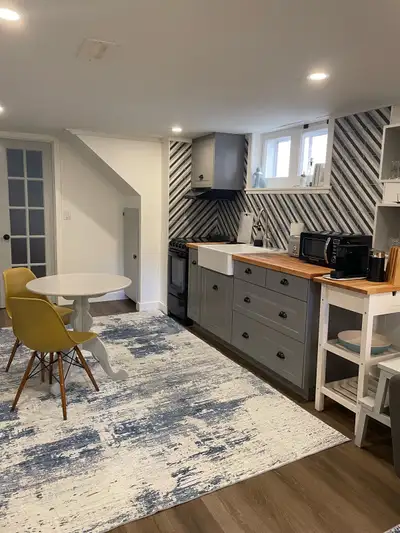 Basement 1 bedroom cozy apartment in quiet neighborhood available for $1675 all inclusive ( utility,...