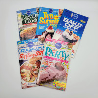Pillsbury Cookbooks Lot Of 5 1988 1993 Bake-Off BBQ Party Summer