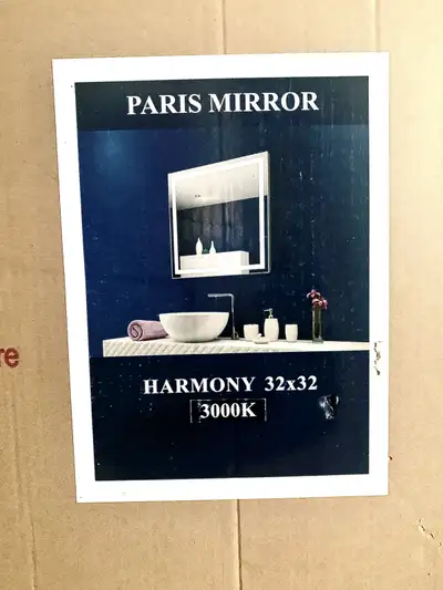 Paris Mirror Backlit Harmony Illuminated, View more