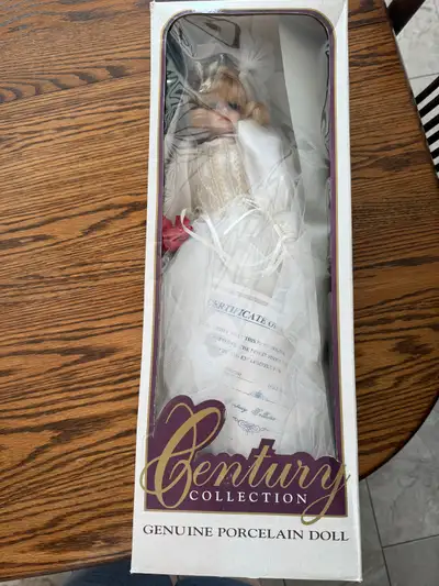 Porcelain bride doll, View more