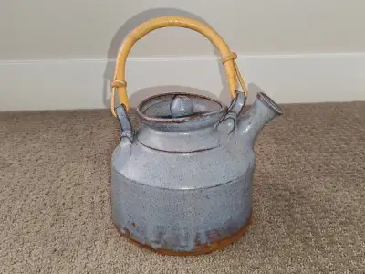 Hand-Thrown Art Studio Pottery Teapot – Signed Artist Piece, View more