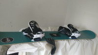 150 cm Liquid snowboard + Firefly Bindings