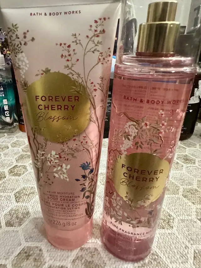Bath & Body Works Forever Cherry Blossom Set