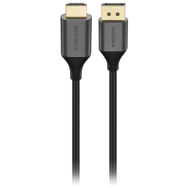 Insignia: 1.83m (6 ft.) DisplayPort to 4K Ultra HD HDMI Cable in Cables & Connectors in Burnaby/New Westminster - Image 2