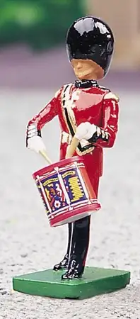 Wm Britain Set 08323 - Coldstream Guard, Side Drum, from the 'Ceremonial' series issued in 1998. 3 s...