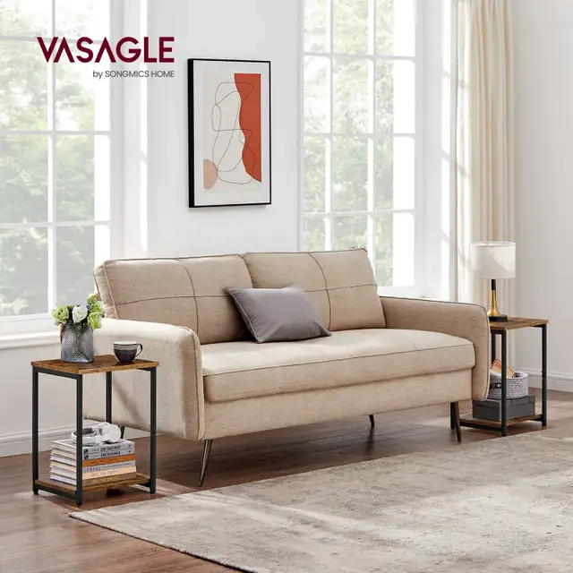 VASAGLE Industrial Side Tables – Set of 2 in Other Tables in Oshawa / Durham Region - Image 5