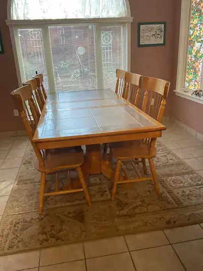 Kitchen Dining Table + 6 Chairs, View more