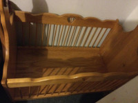 Hand made baby cradle