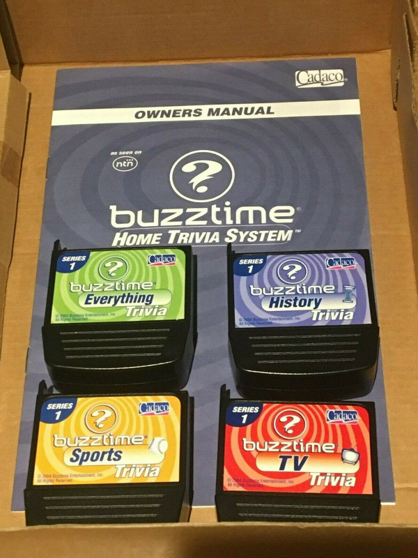 Buzztime Home Trivia Games System 4 Player TV Wireless Controlle in Toys & Games in Mississauga / Peel Region - Image 3