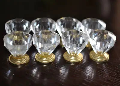 Crystal cabinet door knobs, View more